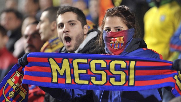 MILEK DAV. Lionel Messi z Barcelony je muem vzvanm.  
