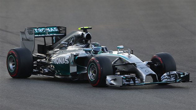 Nico Rosberg bhem kvalifikace na okruhu v Ab Zab