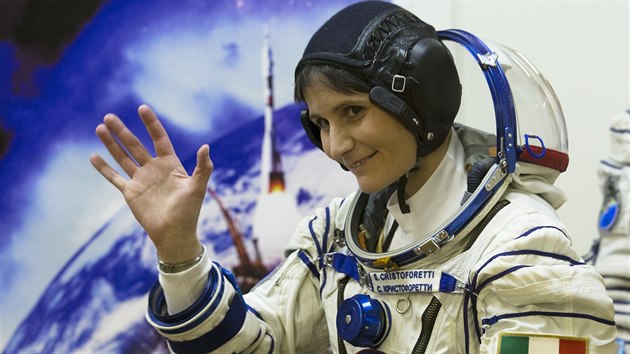 Samantha Cristoforetti je prvn Italkou, kter se dostala na ISS.