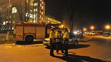 Evakuace Nemocnice Havlíkv Brod. (20. 11. 2014)