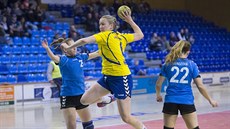 Momentka z utkání Zlín (žlutá) vs ŠKP Bratislava. Momentka z utkání Zlín (žlutá) vs ŠKP Bratislava.