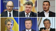 Hlavní tváře ukrajinských revolucí - protestů na Majdanu z roku 2013 a oranžové... Hlavní tváře ukrajinských revolucí - protestů na Majdanu z roku 2013 a oranžové...