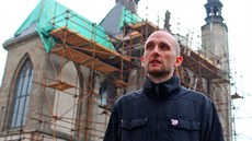 Na opravy kostela Všech svatých i slavné kutnohorské kostnice dohlíží Petr... Na opravy kostela Všech svatých i slavné kutnohorské kostnice dohlíží Petr...