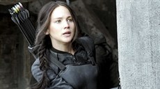 Jennifer Lawrencová ve filmu Hunger Games: Síla vzdoru 1. ást (2014)