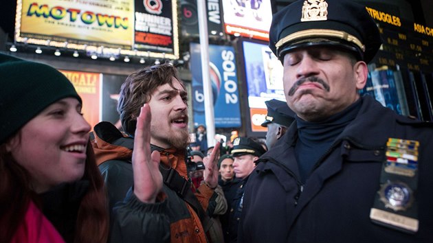 Protest v New Yorku probhal pomrn klidn.