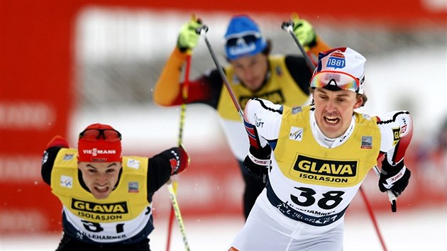 Mikko Kokslien (38) z Norska si v Lillehammeru dojel pro prvenstv v zvod Svtovho pohru, poteboval k tomu drtiv fini.