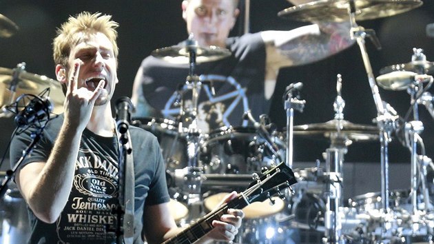 Nickelback na koncert 7. listopadu 2013 v prask O2 arn