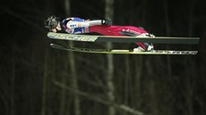 Roman Koudelka a jeho stylový skok v Lillehammeru.