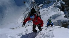 Dolomity, Jižní Tyrolsko, závěrečná pasáž při výstupu na Lavarellu Dolomity, Jižní Tyrolsko, závěrečná pasáž při výstupu na Lavarellu