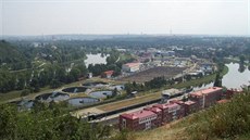 Nová čistírna odpadních vod má v budoucnu stát na Císařském ostrově vedle staré... Nová čistírna odpadních vod má v budoucnu stát na Císařském ostrově vedle staré...