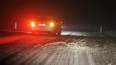 Od pondělí kvůli námraze popadaly na Vysočině stovky stromů. Větve i celé... Od pondělí kvůli námraze popadaly na Vysočině stovky stromů. Větve i celé...