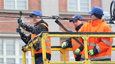 V Olomouci na zaátku prosince kvli kalamitní situaci zpsobené ledovkou od pondlního podveera do stedeního odpoledne nejezdily tramvaje.