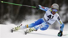 Ted Ligety v obřím slalomu Světového poháru, který se konal v americkém Beaver... Ted Ligety v obřím slalomu Světového poháru, který se konal v americkém Beaver...