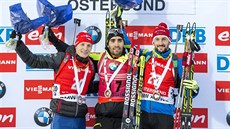 GALERIE VÍTZ. Desetikilometrový sprint v Östersundu ovládl Martin Fourcade...