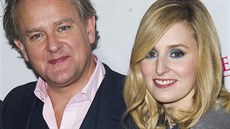 Hugh Bonneville a Laura Carmichaelová (New York, 8. prosince 2014)