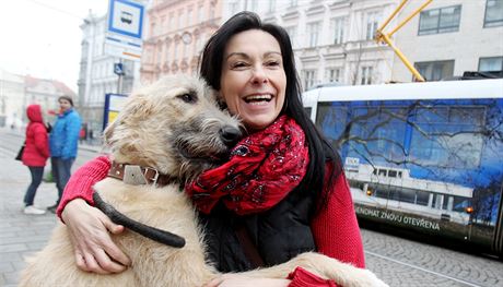 Tramvají se s redaktorkou MF DNES svezla  zakladatelka obanského sdruení...