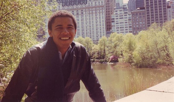 Barack Obama v roce 1980 v New Yorku