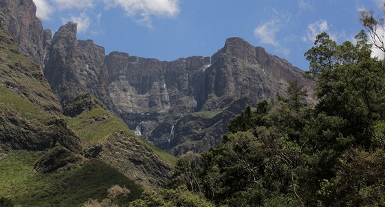 Cestovatelé z Chomutovska zmili výku vodopádu Tugela v Jihoafrické republice...
