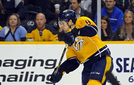 védský hokejista Filip Forsberg z Nashvillu v NHL záí.