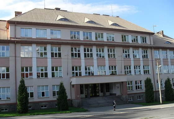 Liberecké gymnázium v Jeronýmov ulici.