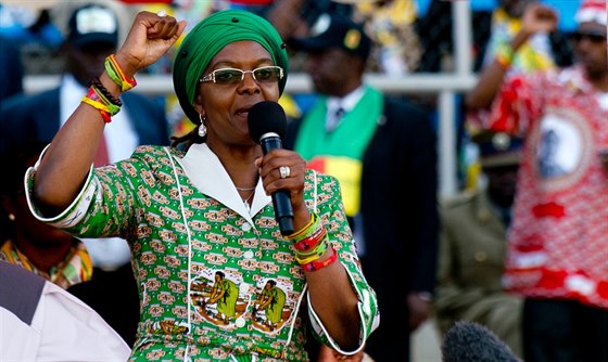 Grace Mugabeová má vechny pedpoklady pro to, aby se stala pítí prezidentkou...