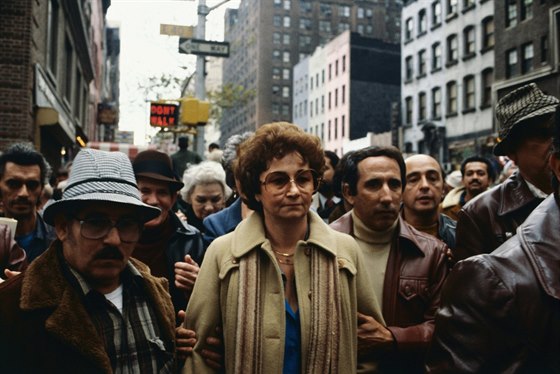 Juana Castro pi protestu ped sídlem OSN v New Yorku. Demonstranti vyjadovali...