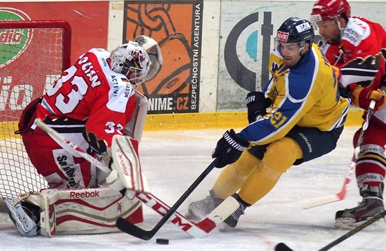 Archivní foto, Ústí nad Labem vs. Prostjov (ervená) 