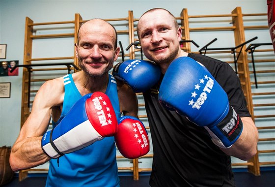 Herec Dalibor Gondík a boxer Luká Konený