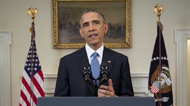 Americk prezident Barack Obama oznamuje zmnu politiky vi Kub. (17. prosince 2014)