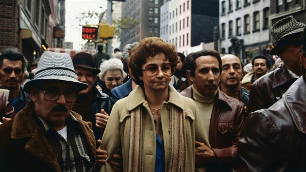 Juana Castro pi protestu ped sídlem OSN v New Yorku. Demonstranti vyjadovali...