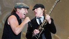 Brian Johnson s AC/DC v Praze v roce 2009