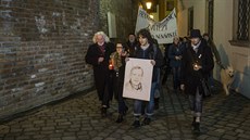 Třetí výročí smrti Václava Havla si v Brně připomněly dvě stovky lidí (18.... Třetí výročí smrti Václava Havla si v Brně připomněly dvě stovky lidí (18....