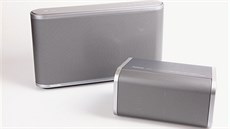 Aktivní bezdrátové „AllPlay“ reprosoustavy Panasonic SC-ALL3 a SC-ALL8 (vlevo) Aktivní bezdrátové „AllPlay“ reprosoustavy Panasonic SC-ALL3 a SC-ALL8 (vlevo)