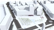Vítzný návrh nového komplexu budov ve tvaru ulity, který vyroste v Hradci...
