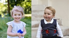 Švédská princezna Estelle a britský princ George Švédská princezna Estelle a britský princ George