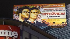 Reklama na film The Interview v Los Angeles (17. prosince 2014)