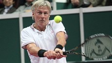 Björn Borg na tenisové exhibici v Ostrav