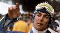 Gustav Thöni během olympiády v Innsbrucku 1976. Gustav Thöni během olympiády v Innsbrucku 1976.