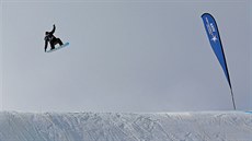 Snowboardista Petr Horák v akci Snowboardista Petr Horák v akci