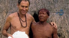 Etnograf Mnislav Zelený, zvaný Atapana, u amazonských indián
