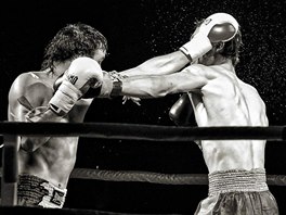 Boxerská momentka od Luka Sikory je druhá v souti Sport amatér foto 2014.