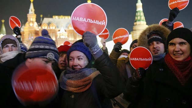 Protest rusk opozice na Mannm nmst v Moskv. (30. prosince 2014)