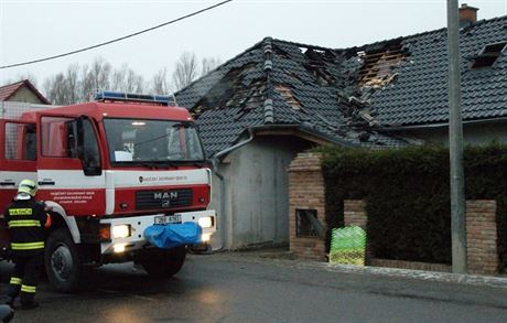 Poár ve Vítovicích na Znojemsku (8. ledna, 2014).