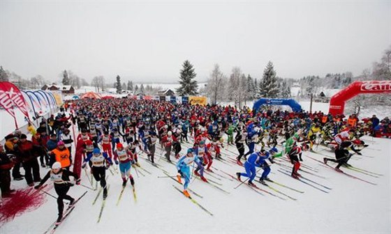 Na start Jizerské 50 se kadoron postaví nkolik tisíc závodník