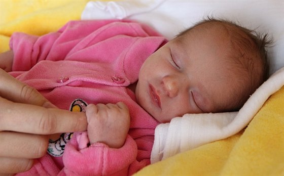 Karolína Malouková je prvním letoním miminkem kraje Vysoina.