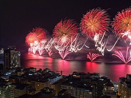 Brazílie. Rio de Janeiro - plá Copacabana.