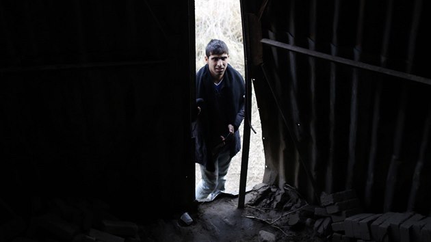 U srbsk Subotice se zabydleli uprchlci ze Srie i Afghnistnu (15. prosince 2014)