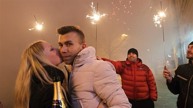 Oslavy Novho roku v Jihlav (1. ledna 2015)