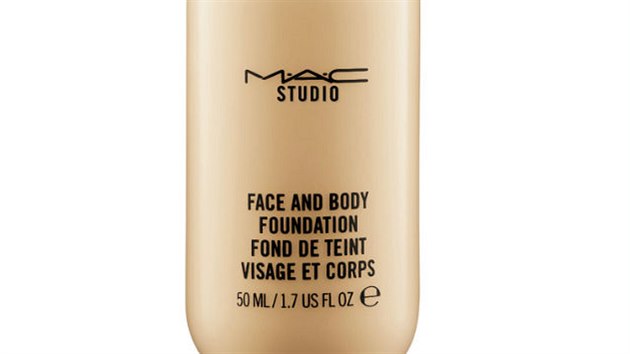 Tekut make-up Face and Body Foundation na tv a tlo s pirozen sametovm efektem, MAC, info o cen v obchodech