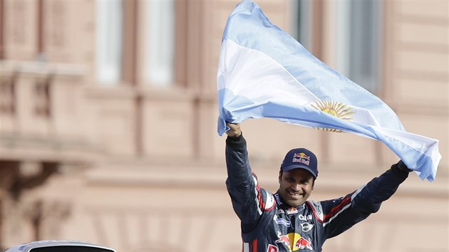 Nsir al-Attja na startu Rallye Dakar.